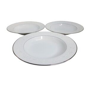 vintage set of 3 sango florence porcelain dinnerware salad bowls